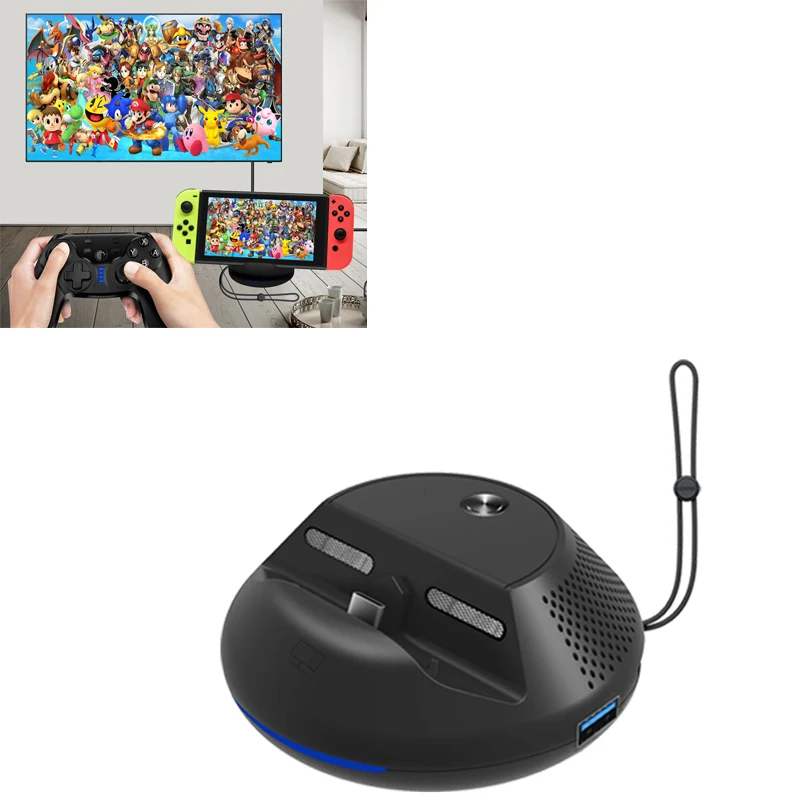Nintend التبديل تلفزيون محمول تحويل جهاز شحن ل Nintendoswitch NS حامل تبريد نوع-C HDMI W/جديد IC حل لوحة دارات مطبوعة