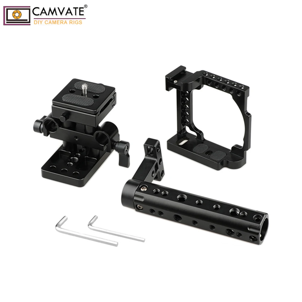 Клетка CAMVATE с QR основанием для камеры A6500 A6400 A6300 A6000 C1796 аксессуары