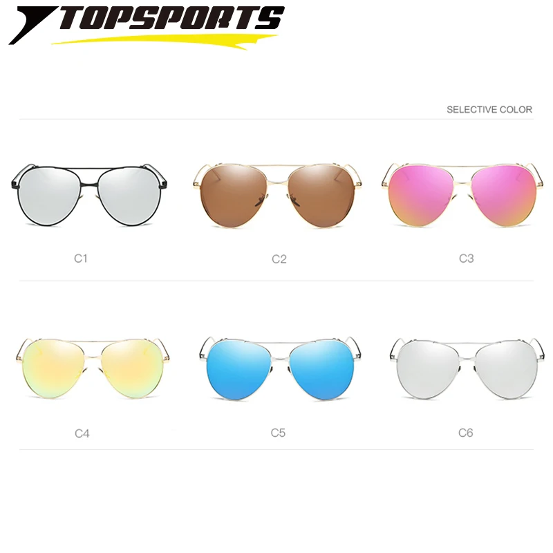 Topsports поляризационные Винтаж Солнцезащитные очки для женщин с антибликовым покрытием Slim Leg Алюминий очки UV400 TAC Светоотражающие покрытие объектива Очки