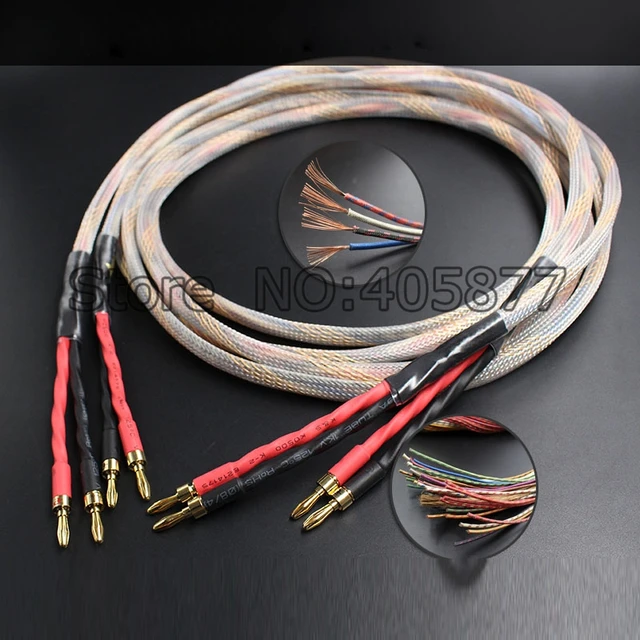 High Quality Western Copper Speaker Cable DIY Audio Speaker Wire HIFI