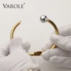 VAROLE Best Present Nail Hollow Ball Can Open Bangles For Women Summer Love Bangle Bracelet Gold Color Cuff Bracelets Pulseiras ► Photo 3/6