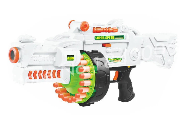 Billige 56 cm 2016 Große Spielzeug Pistole Weiche Kugel Elektrische Maschine Gun Armee Spielzeug CS Spiel Geschenk Für Kind Jungen 20 platzt Blaze Storm