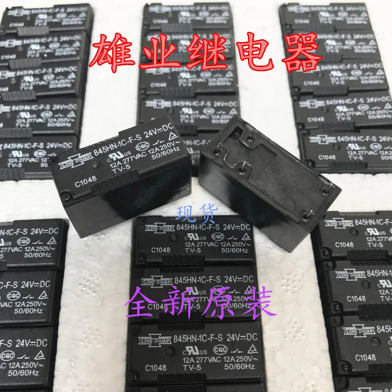 Реле 845HN 1C F S 24V HF115F 5PIN|Реле| |