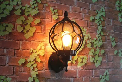 Европейский настенный светильник Наружное освещение Вилла балкон сад лампы освещения ретро iluminacion наружных аппликация murale