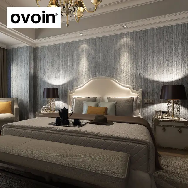 Online Silver Metallic Vinyl Grcloth Wallpaper Roll Bedroom Placeholder Silver Metallic Vinyl Grcloth Wallpaper Roll Bedroom Textures Pvc Wall Paper Dining Room Hotel Striped Wallpapers