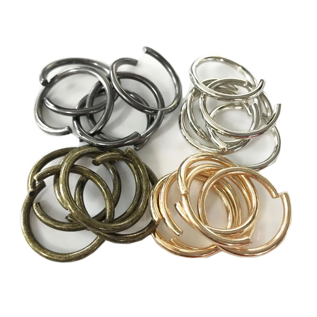 20pcs Metal Open Jump Rings Connectors DIY Beads For Jewelry Making 22mm