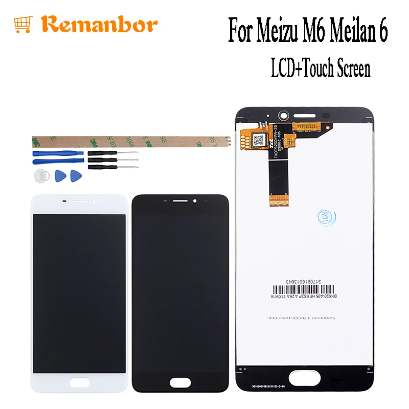 Remanbor For Meizu M6 Meilan 6 LCD Display+Touch Screen