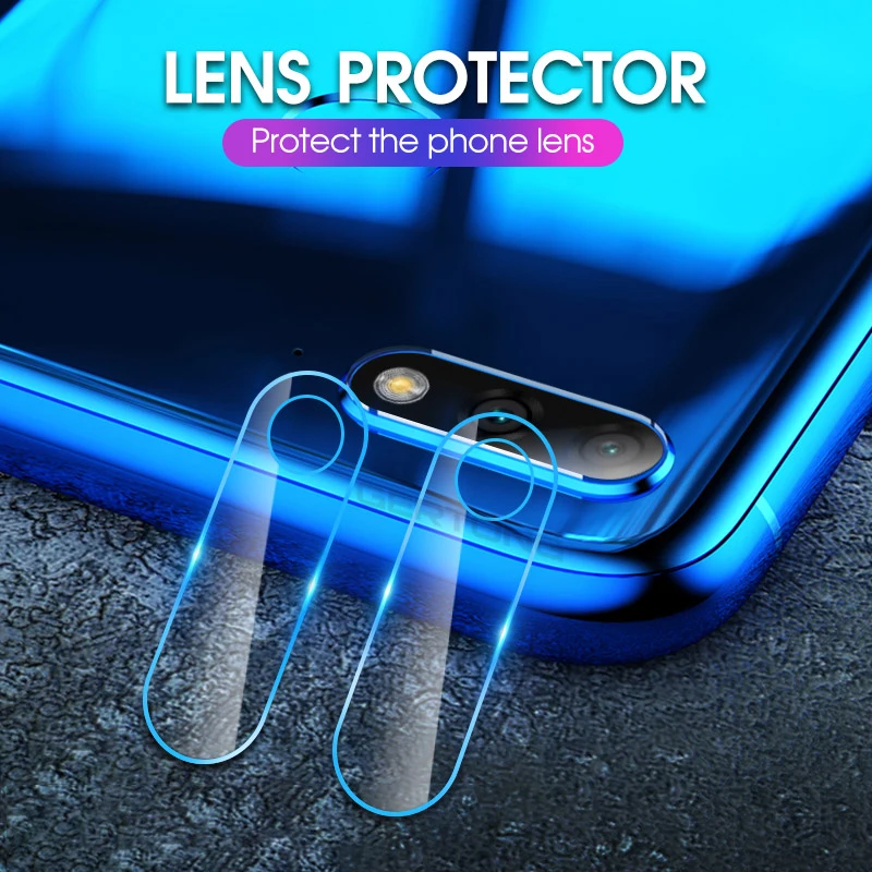 

2PCS/Lot Camera Lens Film Glass For Huawei Y9 Y7 Pro 2019 Y5 Y6 Prime 2018 Protective Film Camera Cover Screen Protector