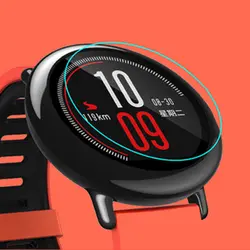 Защитная пленка для экрана из закаленного стекла AMAZFEEL для Xiaomi Huami Amazfit спортивные часы Защита экрана для Huami Smart Watch 9h 2.5D