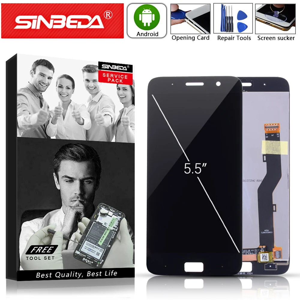 5 &quotОригинал для Lenovo ZUK Z1 ЖК дисплей сенсорный экран дигитайзер сборка LENOVO zuk z1