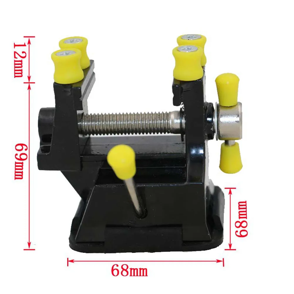 Мини алюминиевый сплав гравировальный стол скамейка тиски крепеж зажим для DIY Ювелирные изделия Ремесло скульптура полировка
