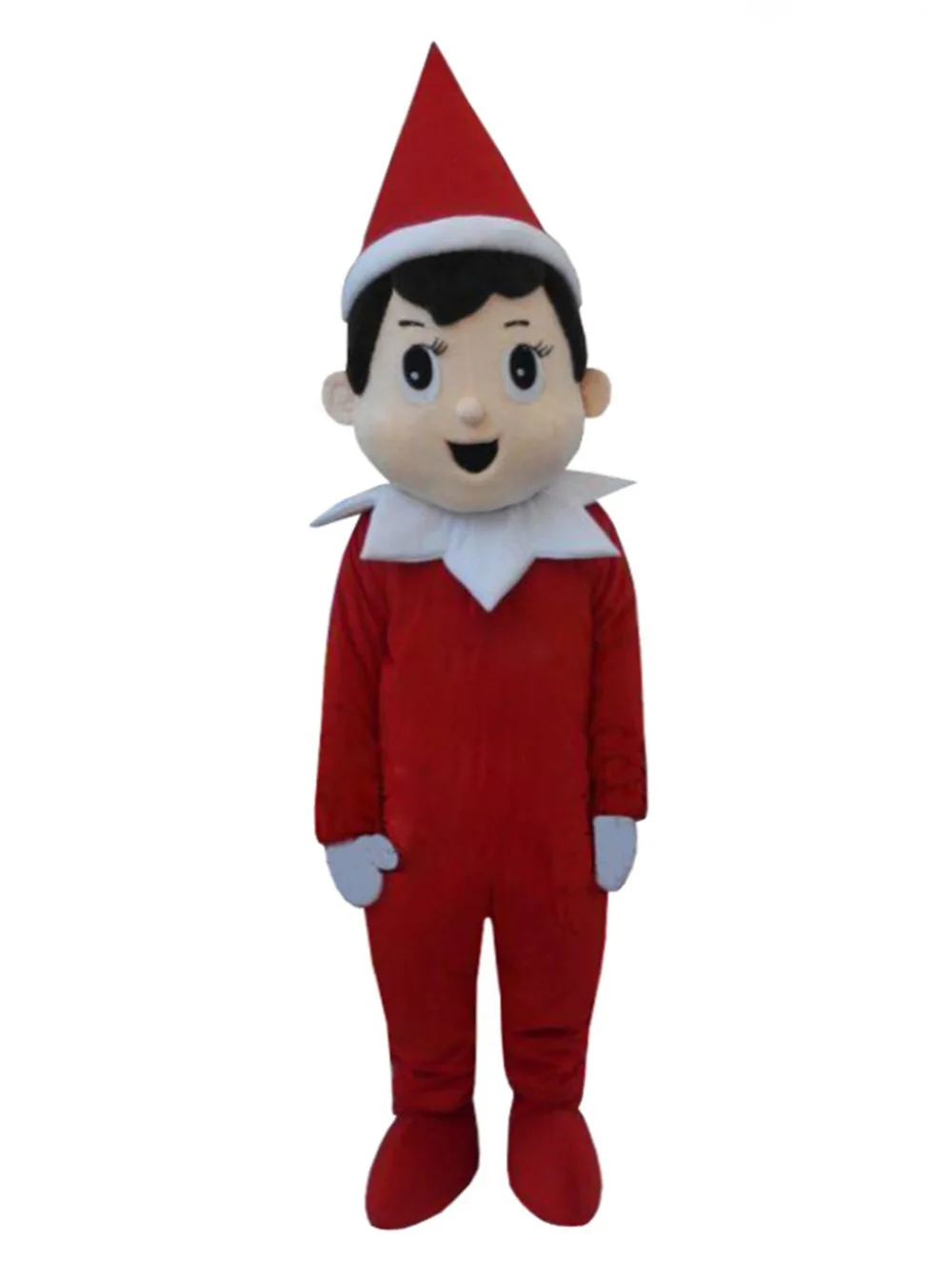 

Christmas Elf Mascot Costume Boy Birthday Party Cosplay Fancy Dress Outfit Adult Size