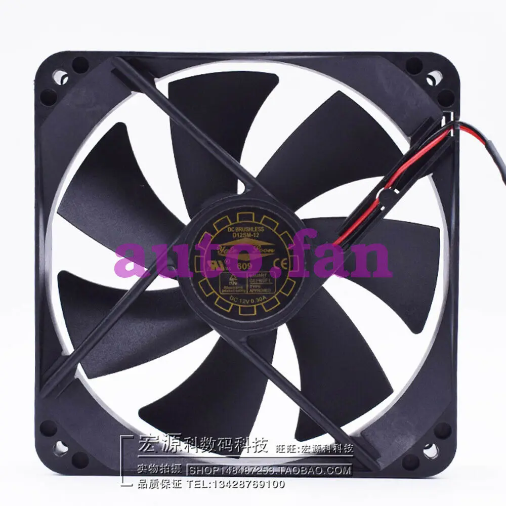 Applicable for Yate Loon 120*120*25MM 12CM/12V silent power supply fan D12SM-12 | Компьютеры и офис