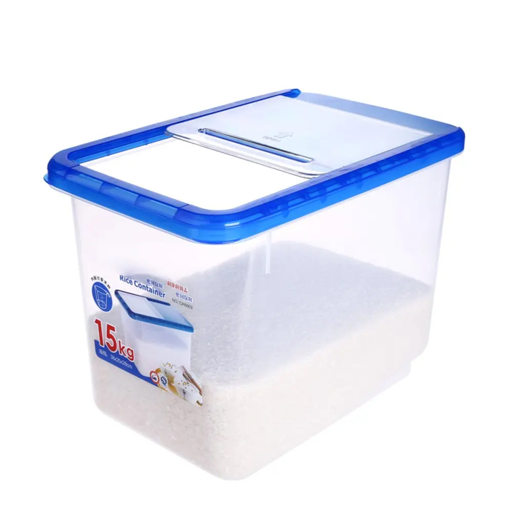 

Bucket Pest Control Moisture Installed Barrels Rice Box 15kg Rice Grain Storage Box Meters Box Rice Noodle Barrel Kitchen