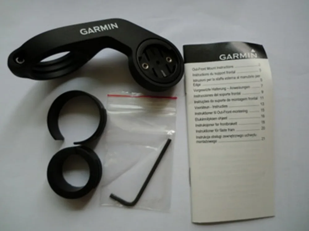 Supporto Manubrio Per Garmin – 25,4/31,8 Mm, Compatibile Edge 130/530/830/1030, In ABS Con Anelli E Chiave