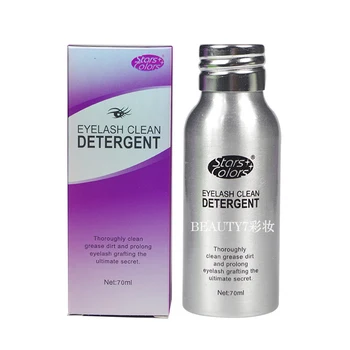 

70ml Clear Eyelash Cleanser Makeup False Eyelash Advanced Care Pre-Application Detergent Eyelash Extension Primer No Stimulation