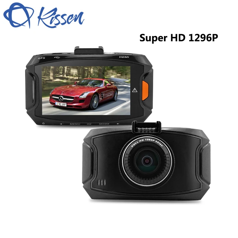

Kissen 2.7 Inch FHD 1296P Ambarella A7LA50 Car DVR Dash Camera GPS Navigation ADAS Car Camera Dash Cam HDR G-sensor Night Vision