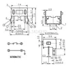 Interruptor táctil de 3x6x5mm con soporte, pulsadores de botón táctiles, 3x6x5mm, Micro interruptor, 100 uds. ► Foto 2/2