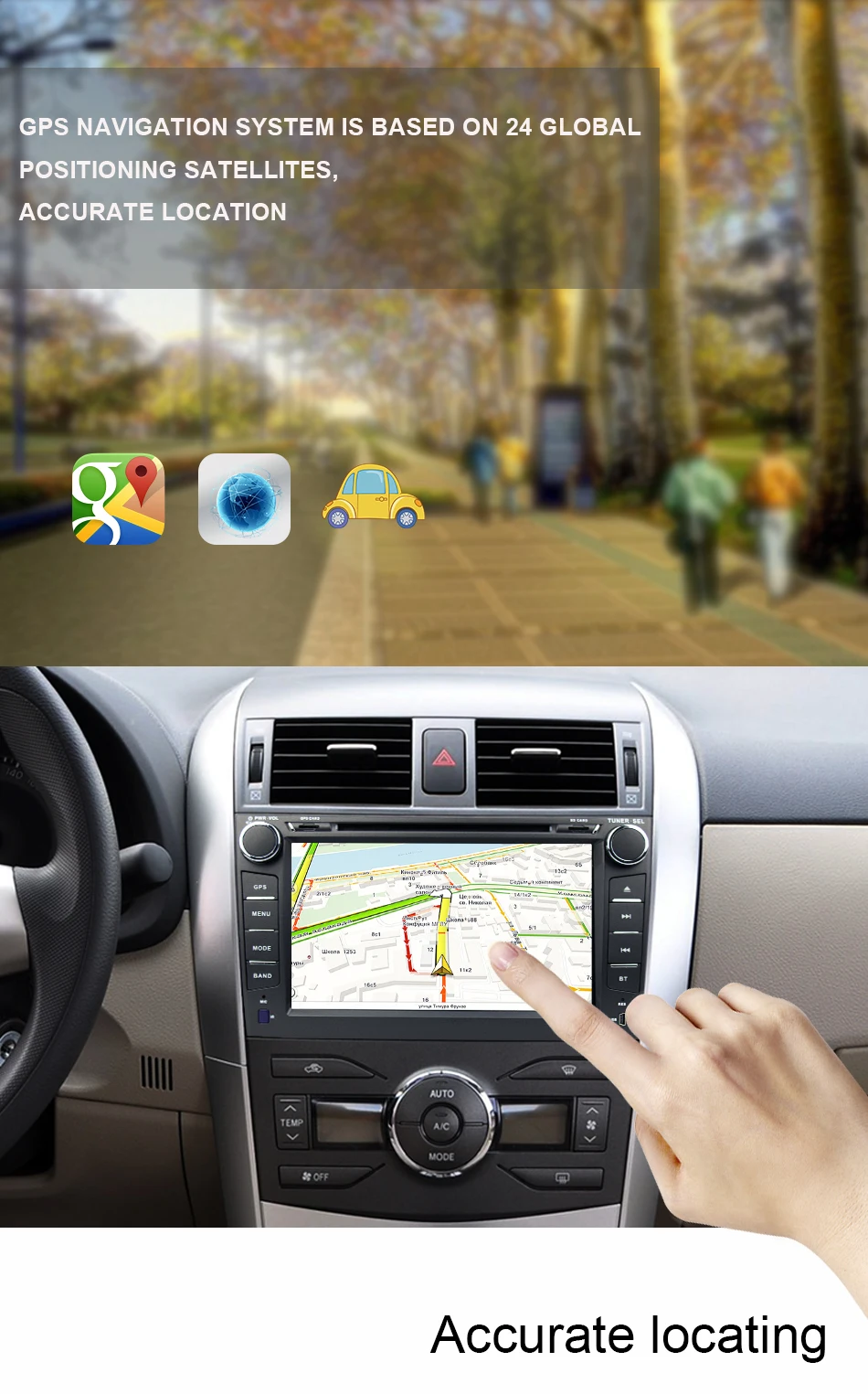 Excellent Eunavi 2 Din Android 9.1 Car Dvd Player For Toyota Corolla 2007 2008 2009 2010 2011 In Dash Car Radio Gps Video Wifi Bluetooth 7