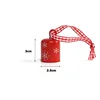 Christmas decoration 12pcs red Cylindrical Jingle Bell 25mm Christmas snowflake small bell tree hanging decoration for home xmas ► Photo 2/6