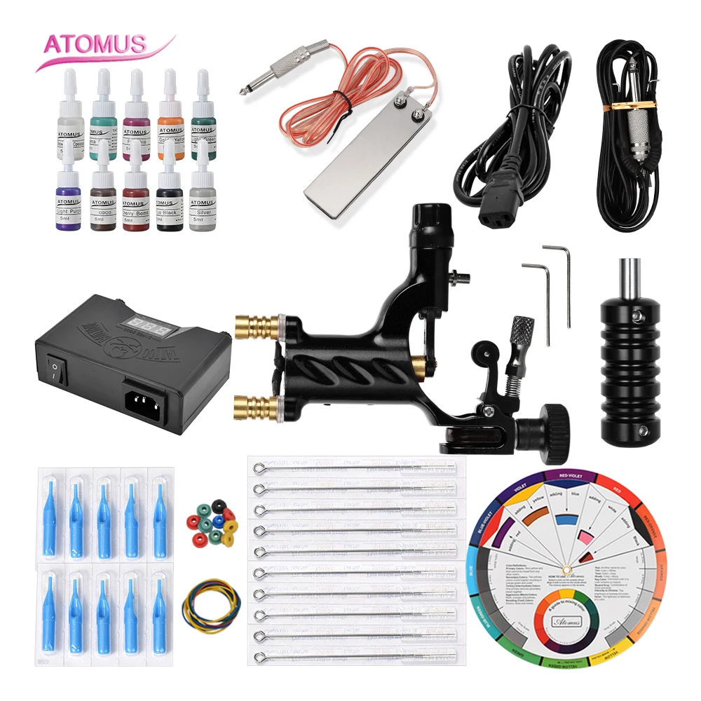 

Tattoo Machine De Maquina Permanent Makeup Set Rotary Fontes Tatuajes Tatto Tatouage Machines Rotative Up Best Up Professional