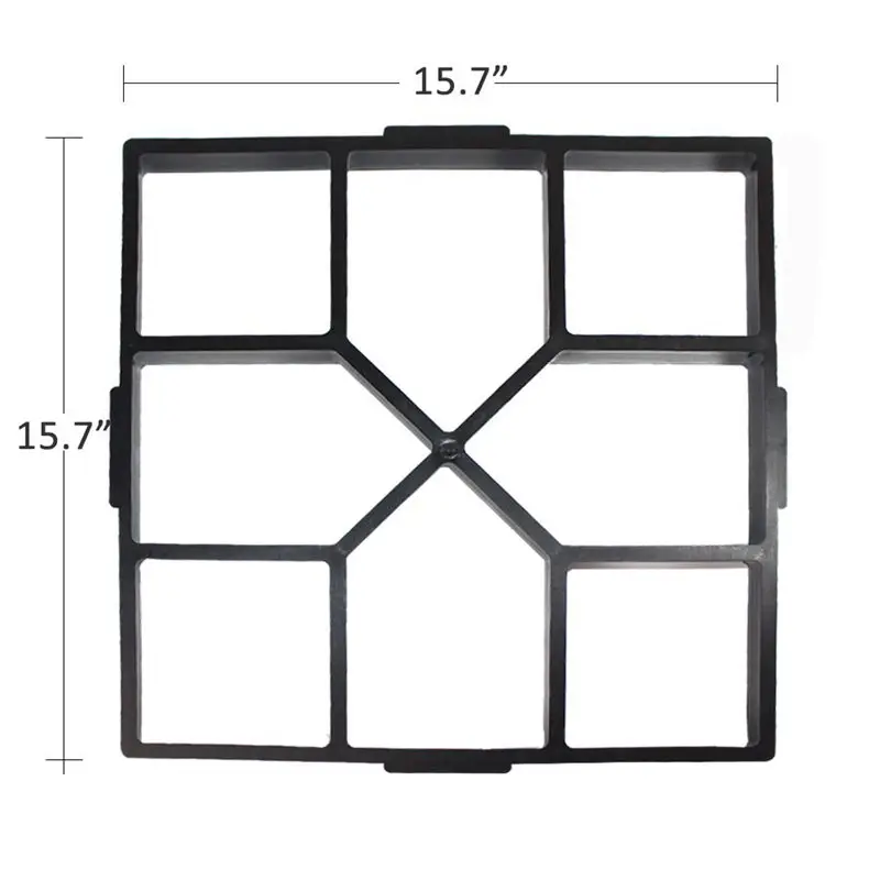 DIY Сад тротуар бетон форма плацдарма сад газон Pathmate Камень Плесень