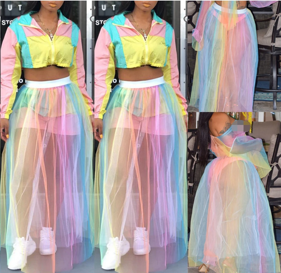 rainbow beach cover up