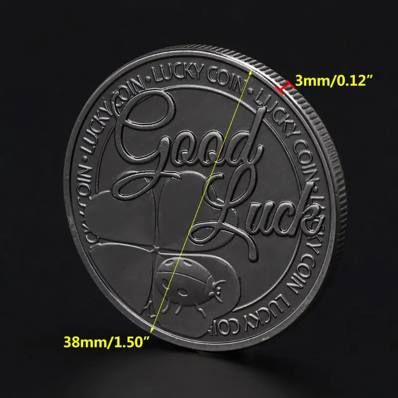 Сувенирная монета на удачу, Коллекционная Коллекция монет, подарки для рукоделия