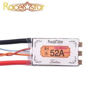 

Racerstar Tattoo+ 52A BLheli_32 72MHz GD32F150 2-6S ESC Dshot1200 Ready Current Sensor LED Telemetry for RC Racer Racing Drone