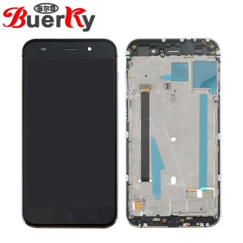 

BKparts 5pcs For ZTE Blade V6 D6 Z7 X7 T660 T663 LCD Display Touch Screen With Frame Glass Digitizer Complete Assembly