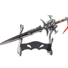 22 см или 30 см Высокое качество сплав Frostmourne меч инкрустированный синий бриллиант, WOW Lich King Arthas оружие Модель с носителем инструмента
