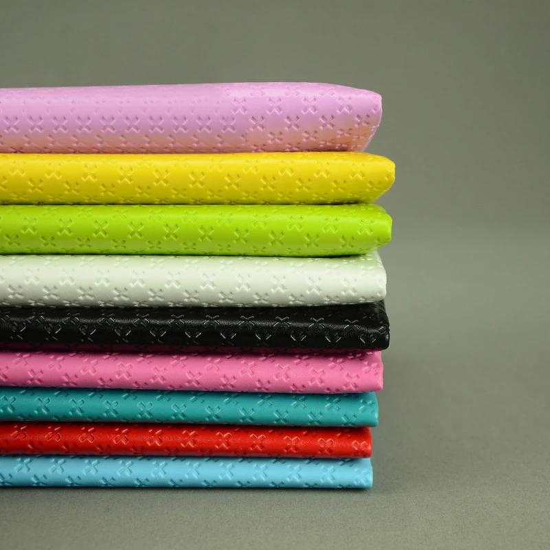 

Lychee Life A4 PVC Leather Fabric High Quality Synthetic Leather DIY Sewing Material for Handmade Crafts