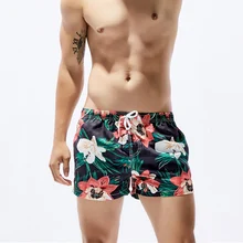 Брендовые мужские купальные костюмы, пляжные шорты, боксеры, шорты для отдыха с коротким дном, быстросохнущие мужские шорты для геев Sunga