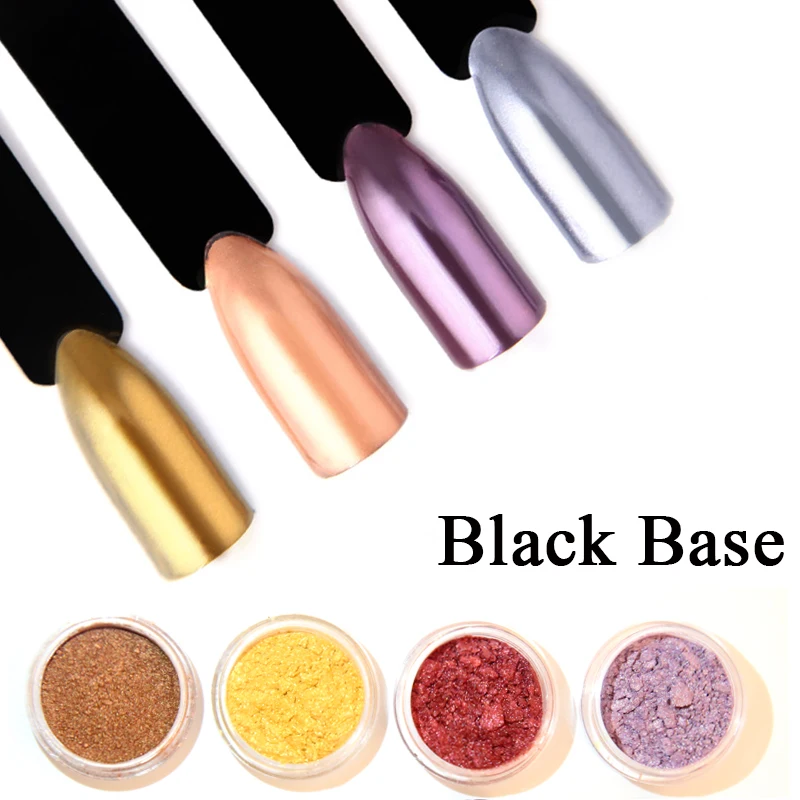 

0.5g Gold Sliver Mirror Nail Glitters Purple Champagne Mirror Nail Powder Dust DIY Nail Pigment Manicure Nail Art Decorations