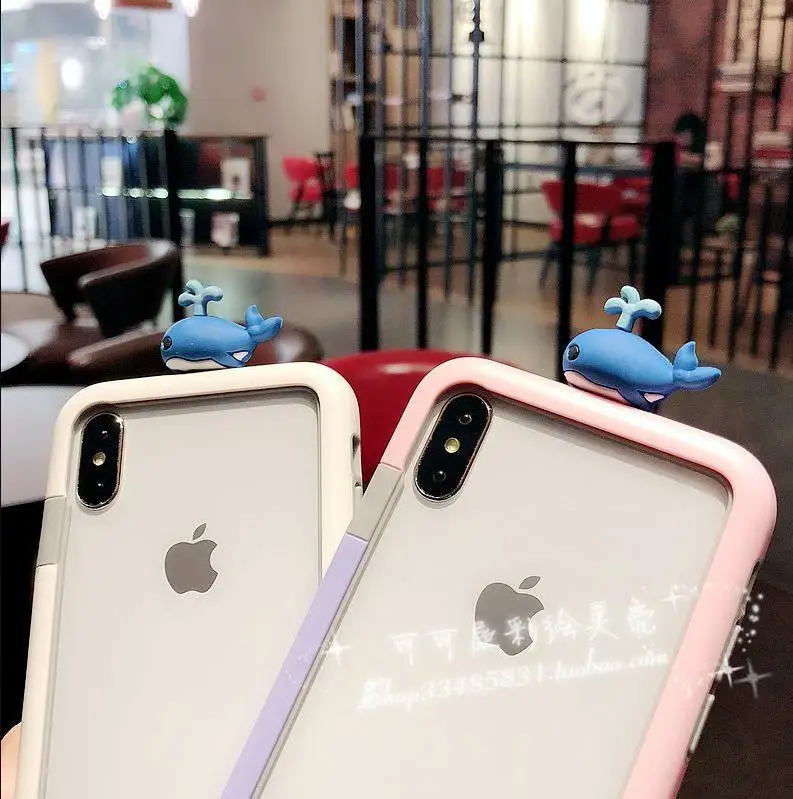 FanFans iphoneXR милый мультфильм мобильный телефон оболочки 87 плюс бампер для мобильного телефона XS MAX Все включено анти-осень