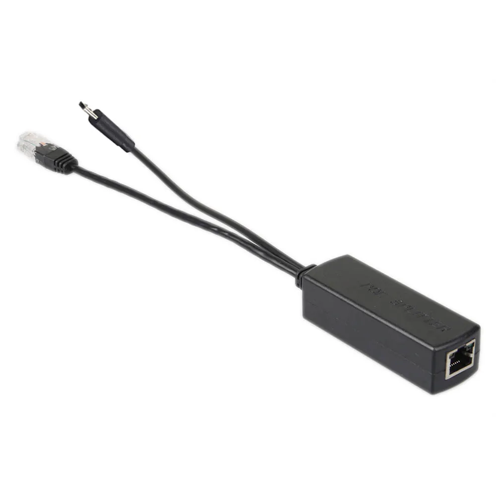 IEEE 802.3af Micro USB Активный сплиттер PoE Power over Ethernet 48 В до 5 2 4 А для планшетов Dropcam или