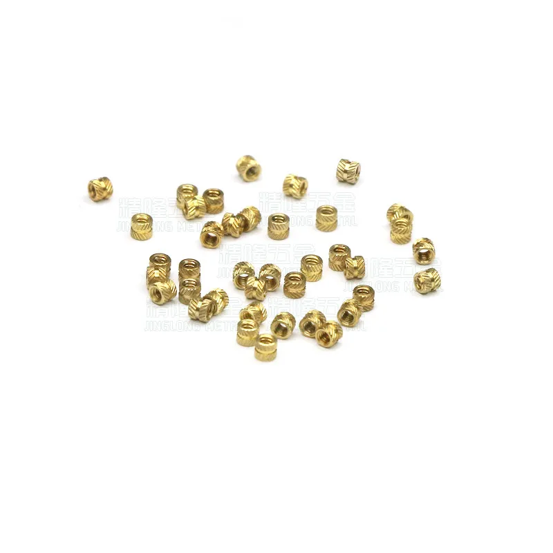 100pcs/lot M1 M1.2 M1.4 M1.6 M2 M2.5 M3 Brass insert nut knurled copper nuts with straight/slanting knurling|brass insert nut|insert nutm3 brass insert - AliExpress