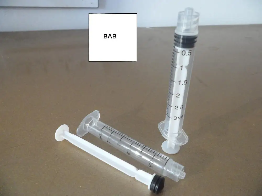 100 set 3CC/ML Manual Glue Dispensing Syringe/Barrel use for precisely