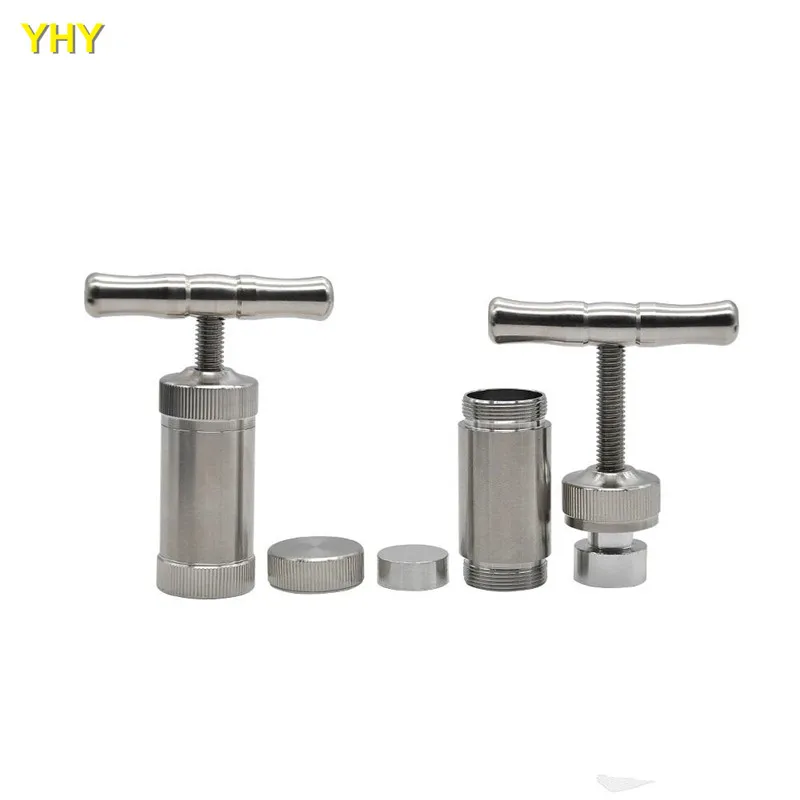 Stainless alloy Pollen Press Compressor herb tobacco pollen tobacco grinder06