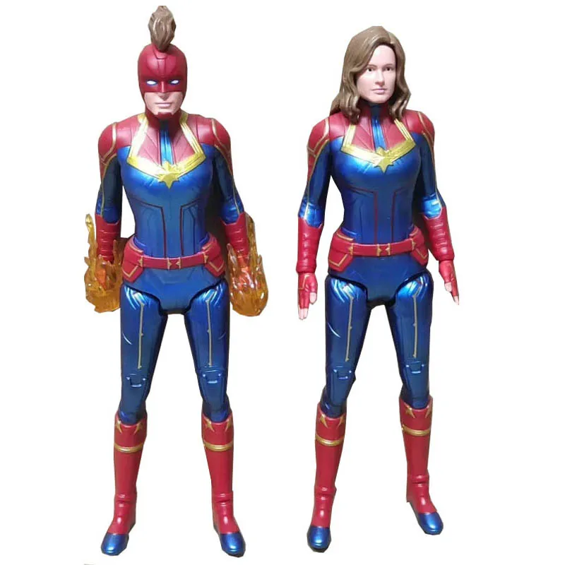 

Avengers 4 Captain Marvel Ms. Marvel Carol Danvers Figure Kids Toys 12-inch Birthday Gift