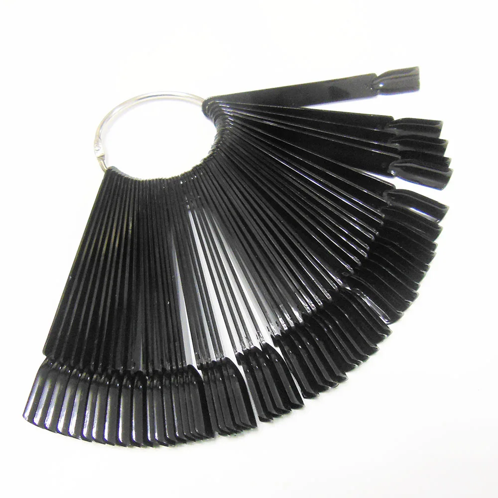 

50 colour Drawing Painting Too l Nail Art black Polish Palette Dish Dappen Dish colour display manicure set