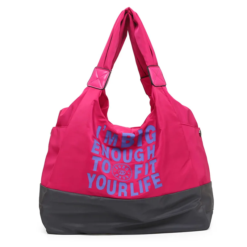 

Women's Bag Summer New Large Capacity Light Waterproof Nylon Cloth Lady's One Shoulder Recreational Bag Square Bag