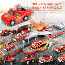 Пластиковая деформация Автомобильная сборка дорожки игрушка звук Эмиссионный интерес культивирование Удобная разнообразная модная умная модель метро