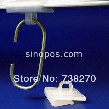 19x18mm Plastic Suspended Ceiling Hanger Slide Ceiling Wall Grid 4 Display Hooks Hanging Eyelet Poster Sign Hook Mount Eye In Hooks Rails From