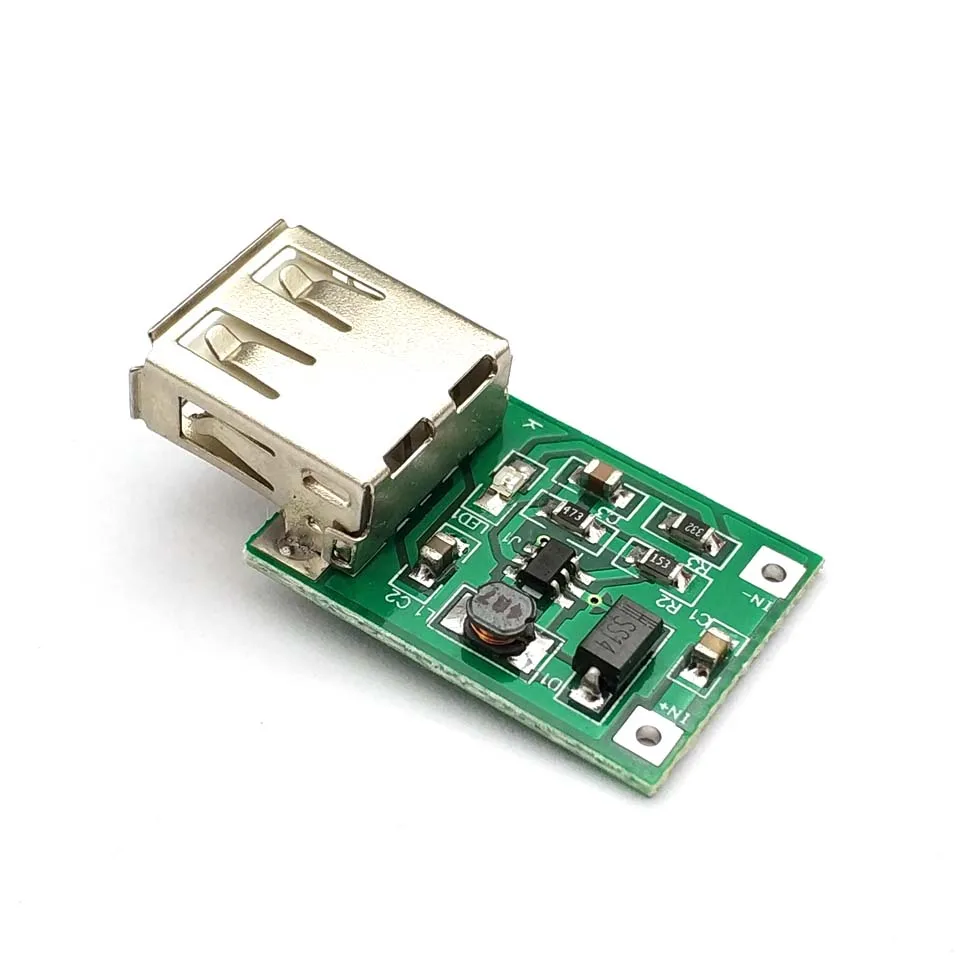 0.9в ~ 5В до 600мА USB выходное зарядное устройство Повышающий Модуль питания мини DC