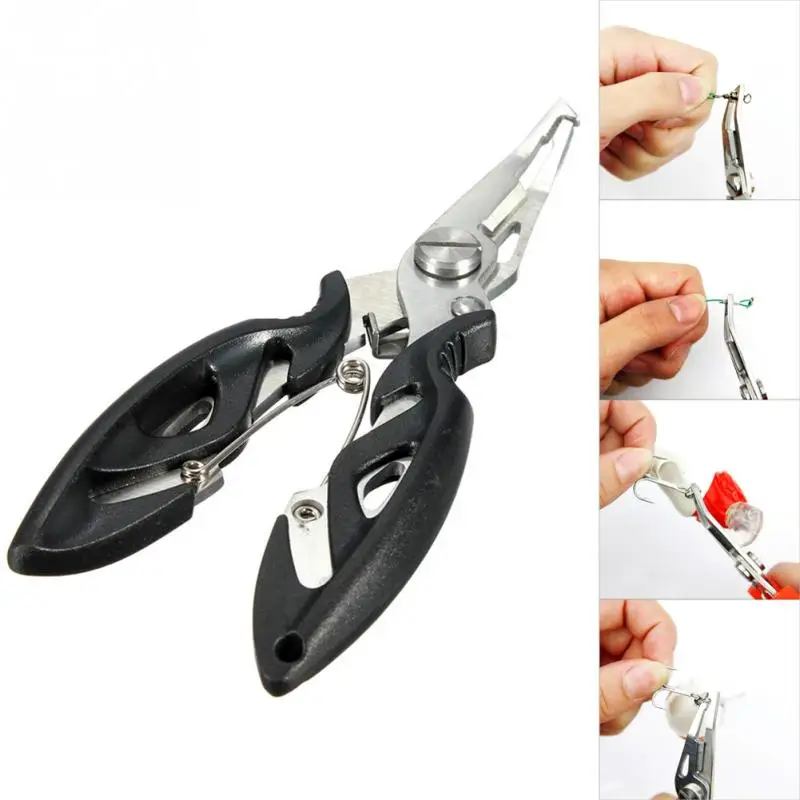 

2018 New Fishing Plier Scissor Braid Line Lure Cutter Hook Remover Tackle Tool Cutting Fish Use Scissors Fishing Pliers