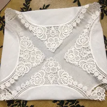 Набор из 12 Модные женские платки 12-дюймовый Ситцевая свадьба-платочек Sweet Heart Hanky старинные кружева носовой платок для невесты подарок