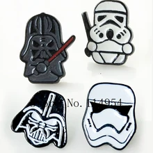 20 пар сплав Эмаль Прекрасный мультфильм Звездные войны серьги Сережка-гвоздик Ювелирная EE-38