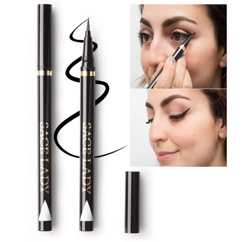 

2018 SACE LADY Liquid Eyeliner Waterproof Makeup Black Eye Liner Long Lasting Smudge-proof Eyeliner Cosmetic Tools Wholesale