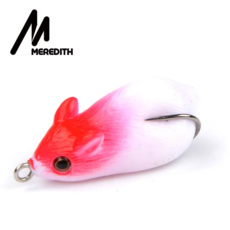 MEREDITH 8,2 г 4,5 см, приманка мыши в виде лягушки для рыбалки, мягкие приманки для ловли Змееголов, приманки для ловли рыбы в форме лягушки, плавающая верхняя часть